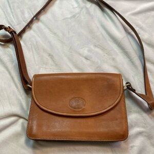Elegant Brown Leather Crossbody Bag